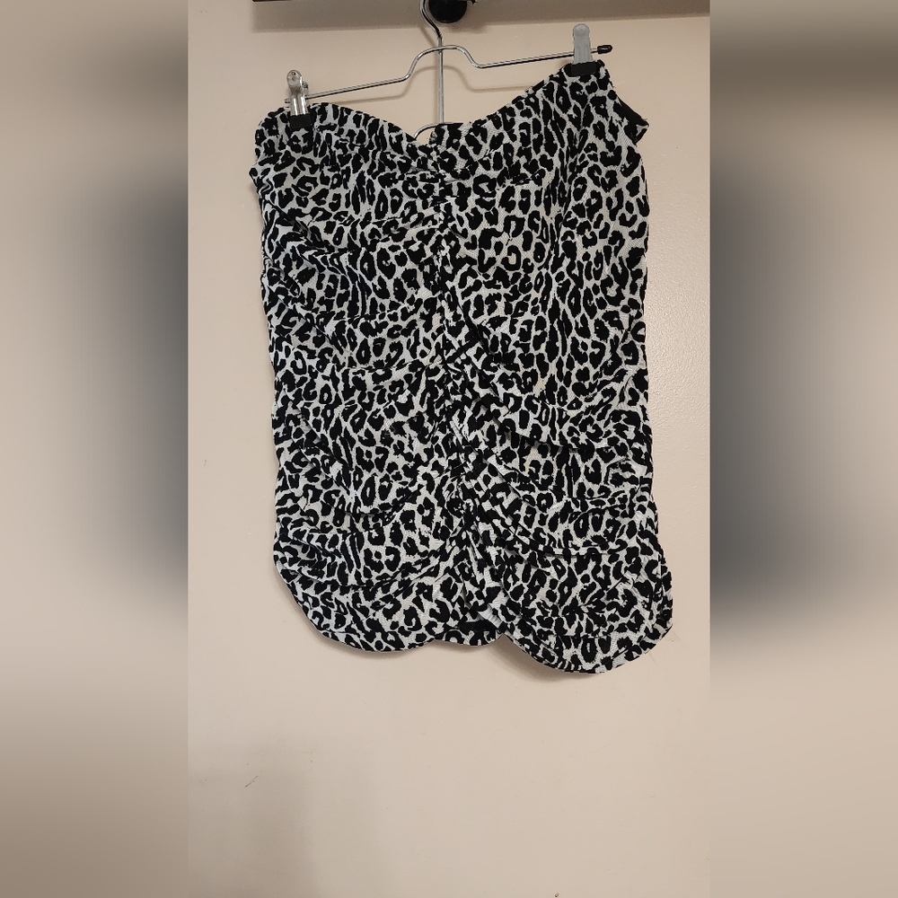 AKIRA Gray Mini Skirt